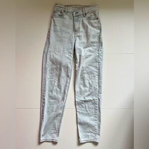 American Eagle Outfitters Light Wash Highest Rise Baggy Jeans